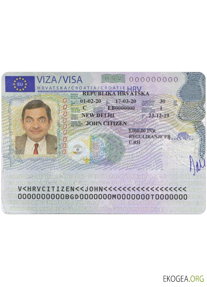 Visa Schengen CROATIE